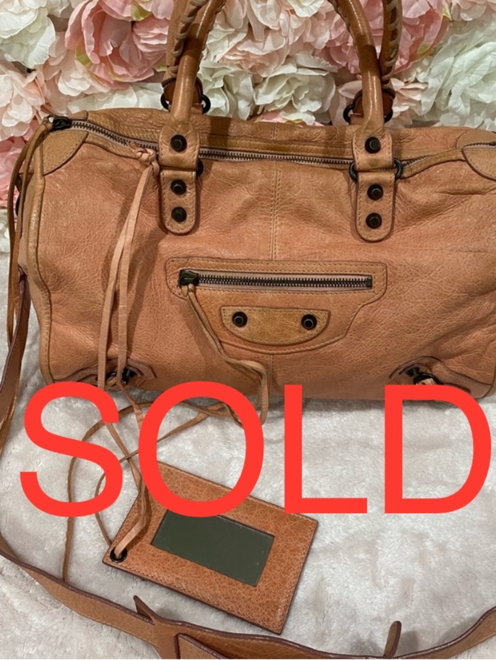 ***SOLD***Balenciaga Vieux Rose Twiggy Bag